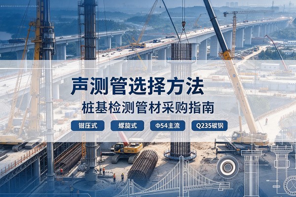 电白声测管选型标准